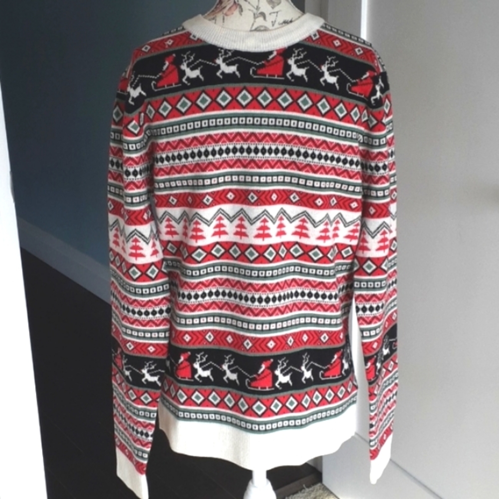 ! Topman Fair Isle Christmas Holiday Sweater Size XS & M